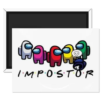 Among US impostor, Ορθογώνιο μαγνητάκι ψυγείου διάστασης 9x6cm