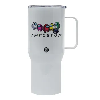Among US impostor, Tumbler με καπάκι, διπλού τοιχώματος (θερμό) 750L