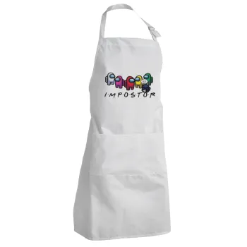 Among US impostor, Adult Chef Apron (with sliders and 2 pockets)
