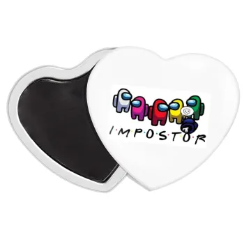 Among US impostor, Μαγνητάκι καρδιά (57x52mm)