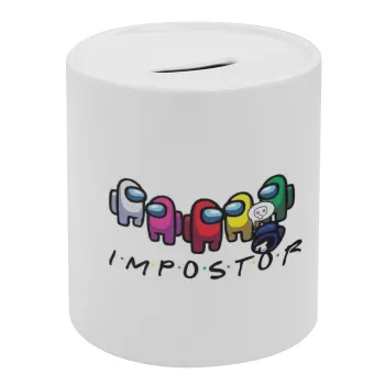 Among US impostor, Κουμπαράς πορσελάνης με τάπα