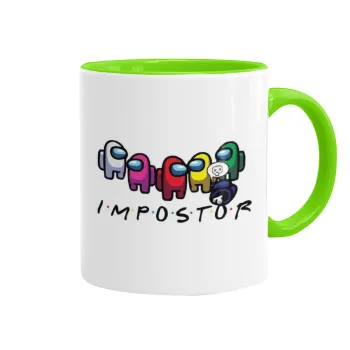 Among US impostor, Κούπα χρωματιστή βεραμάν, κεραμική, 330ml