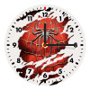 Spiderman cracked, Wooden wall clock (20cm)