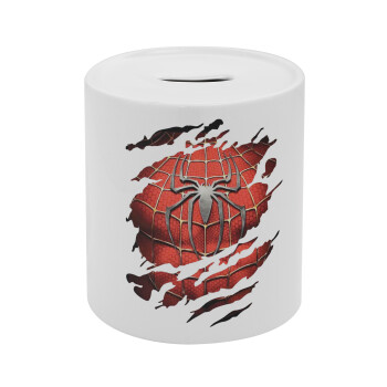 Spiderman cracked, Κουμπαράς πορσελάνης με τάπα