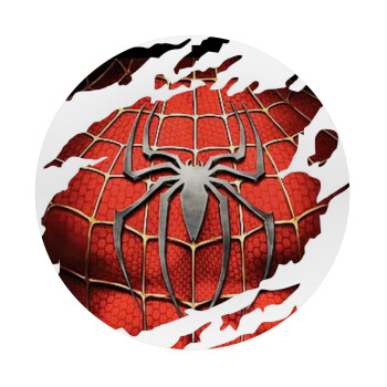 Spiderman cracked, Mousepad Στρογγυλό 20cm