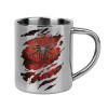 Spiderman cracked, Mug Stainless steel double wall 300ml