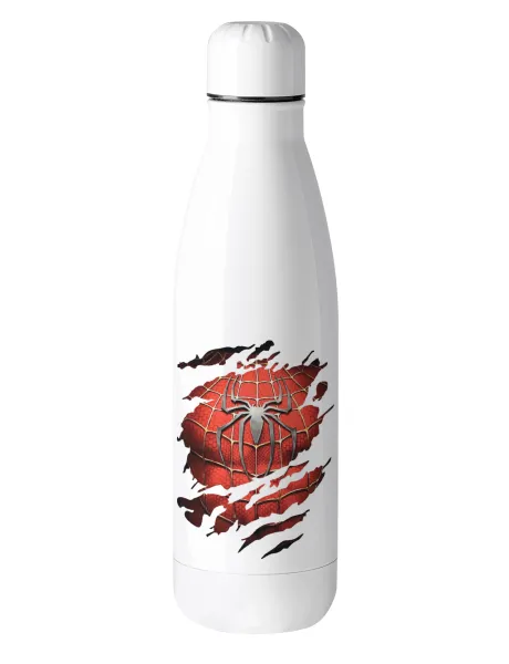Spiderman cracked — Metal mug thermos (Stainless steel), 500ml