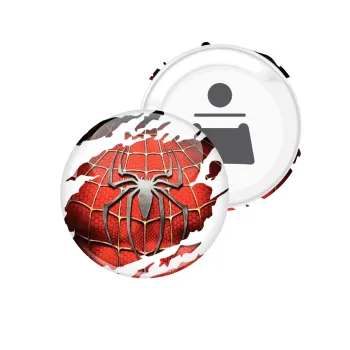 Spiderman cracked, Μαγνητάκι και ανοιχτήρι μπύρας στρογγυλό διάστασης 5,9cm
