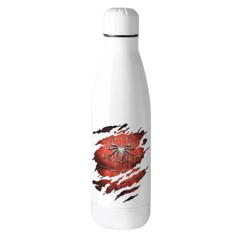 Spiderman cracked, Μεταλλικό παγούρι θερμός (Stainless steel), 500ml
