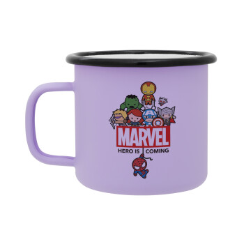 MARVEL, Κούπα Μεταλλική εμαγιέ ΜΑΤ Light Pastel Purple 360ml