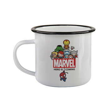 MARVEL, Κούπα εμαγιέ με μαύρο χείλος 360ml