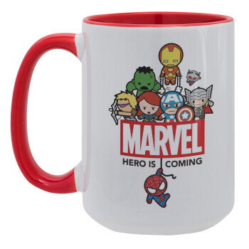 MARVEL, Κούπα Mega 15oz, κεραμική Κόκκινη, 450ml