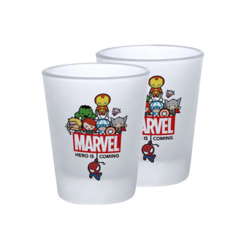 MARVEL, Σφηνοπότηρα γυάλινα 45ml του πάγου (2 τεμάχια)