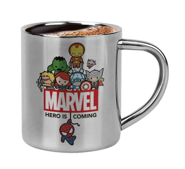 MARVEL — Double-wall metal cup for espresso (220ml)
