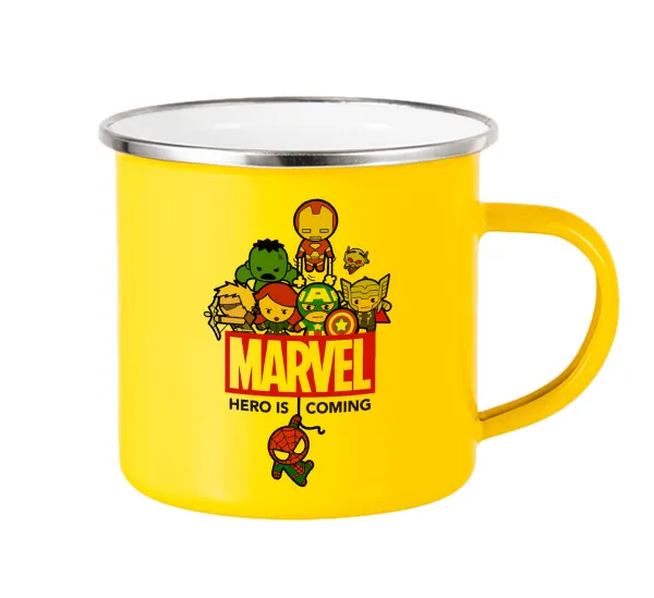 MARVEL — Yellow Enamel Metallic Cup 360ml