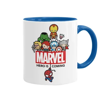 MARVEL, Mug colored blue, ceramic, 330ml