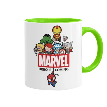 MARVEL, Κούπα χρωματιστή βεραμάν, κεραμική, 330ml
