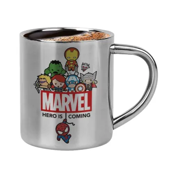 MARVEL, Double-wall metal cup for espresso (220ml)