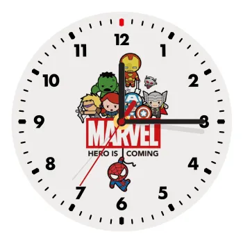 MARVEL, Ρολόι τοίχου ξύλινο (20cm)