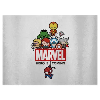 MARVEL, Επιφάνεια κοπής γυάλινη (38x28cm)