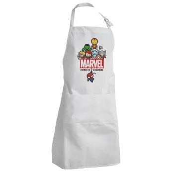 MARVEL, Adult Chef Apron (with sliders and 2 pockets)