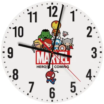 MARVEL, Ρολόι τοίχου ξύλινο (30cm)