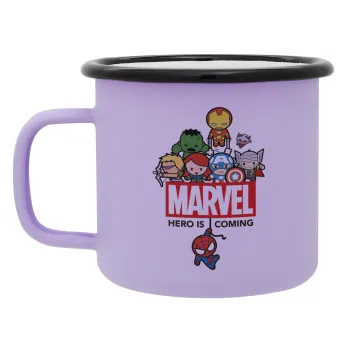 MARVEL, Κούπα Μεταλλική εμαγιέ ΜΑΤ Light Pastel Purple 360ml