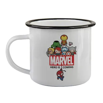 MARVEL, Κούπα εμαγιέ με μαύρο χείλος 360ml