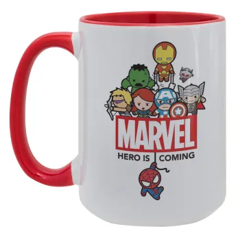 MARVEL, Κούπα Mega 15oz, κεραμική Κόκκινη, 450ml