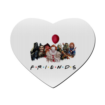 Halloween Friends, Mousepad καρδιά 23x20cm
