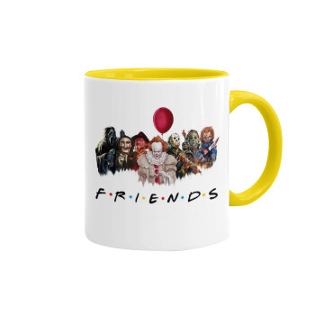 Halloween Friends, Mug colored yellow, ceramic, 330ml