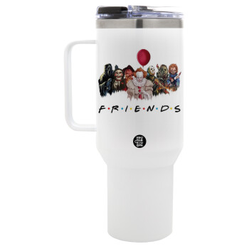 Halloween Friends, Mega Stainless steel Tumbler with lid, double wall 1,2L