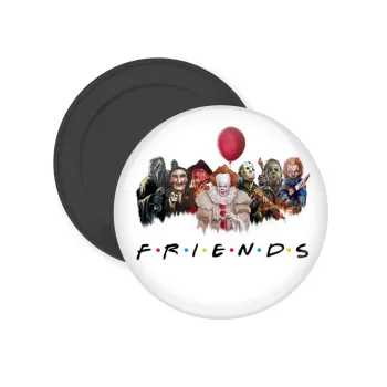 Halloween Friends, Μαγνητάκι ψυγείου στρογγυλό διάστασης 5cm