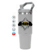 GREY color, 890ml (30oz) stainless Steel Tumbler with Handle