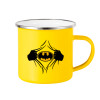 Yellow Enamel Metallic Cup 360ml