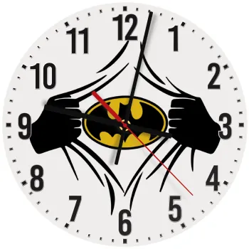 Hero batman, Ρολόι τοίχου ξύλινο (30cm)