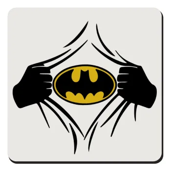 Hero batman, Τετράγωνο μαγνητάκι ξύλινο 9x9cm