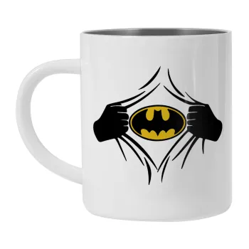 Hero batman, Mug Stainless steel double wall 300ml