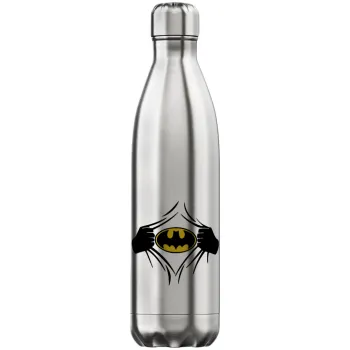 Hero batman, Inox (Stainless steel) hot metal mug, double wall, 750ml