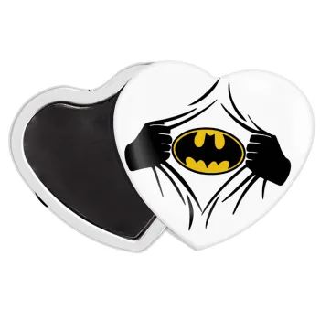 Hero batman, Μαγνητάκι καρδιά (57x52mm)
