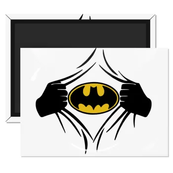 Hero batman, Ορθογώνιο μαγνητάκι ψυγείου διάστασης 9x6cm