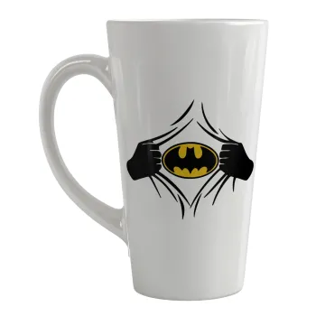 Hero batman, Κούπα κωνική Latte Μεγάλη, κεραμική, 450ml