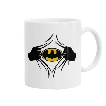 Hero batman, Κούπα, κεραμική, 330ml