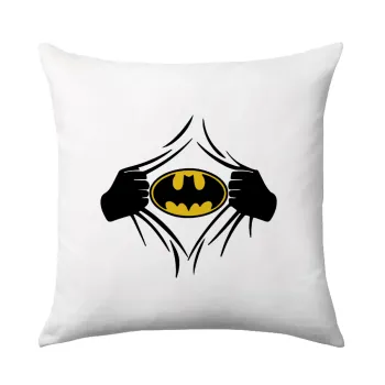 Hero batman, Μαξιλάρι καναπέ 40x40cm περιέχεται το  γέμισμα
