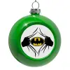 Στολίδι Χριστουγεννιάτικη μπάλα δένδρου Πράσινο 8cm
