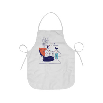 Mothers Day, Flat, Chef Apron Short Full Length Adult (63x75cm)