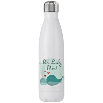 Mothers Day, whales, Stainless steel, double-walled, 750ml
