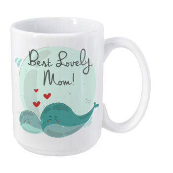 Mothers Day, whales, Κούπα Mega, κεραμική, 450ml