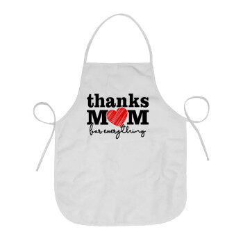 Thanks mom for everything, Ποδιά μαγειρικής Ενηλίκων (63x75cm)