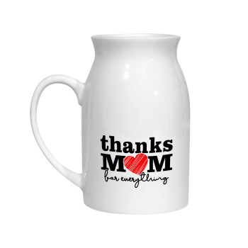 Thanks mom for everything, Milk Jug (450ml) (1pcs)